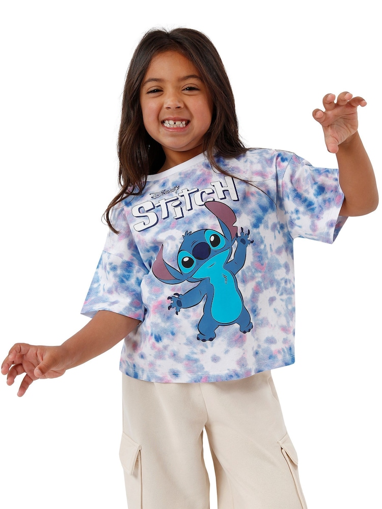 Character Purple Lilo & Stitch 100% Cotton T-Shirt - Image 4 of 5