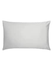 Bedeck of Belfast Silver 400 Thread Count Cotton Sateen Duvet Cover and Pillowcase Set - Image 2 of 2