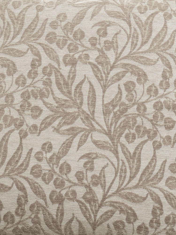 Bianca Natural Chenille Leaves Cushion - Image 2 of 2 Bianca Natural Chenille Leaves Cushion - Image 2 of 2