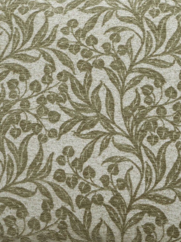 Bianca Green Chenille Leaves Cushion - Image 2 of 2 Bianca Green Chenille Leaves Cushion - Image 2 of 2