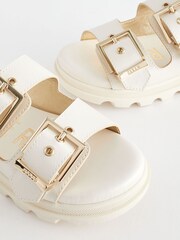 Baker by Ted Baker Girls Satin Footbed Buckled Sandals - Image 6 of 7