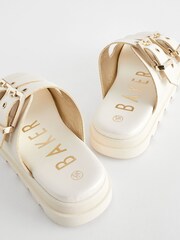 Baker by Ted Baker Girls Satin Footbed Buckled Sandals - Image 7 of 7
