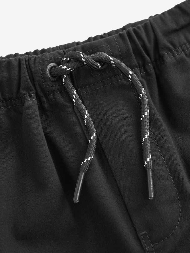 Black Single Pull-On Shorts (3-16yrs) - Image 3 of 3