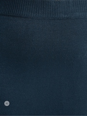 Yours Curve Blue Limited Knitted Maxi Skirt - Image 6 of 6