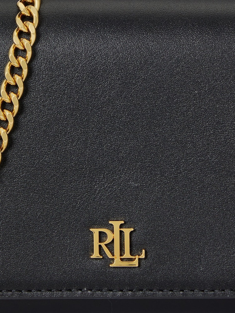 Lauren Ralph Lauren Black Adair Il Wallet On A Chain-Large Bag - Image 5 of 5