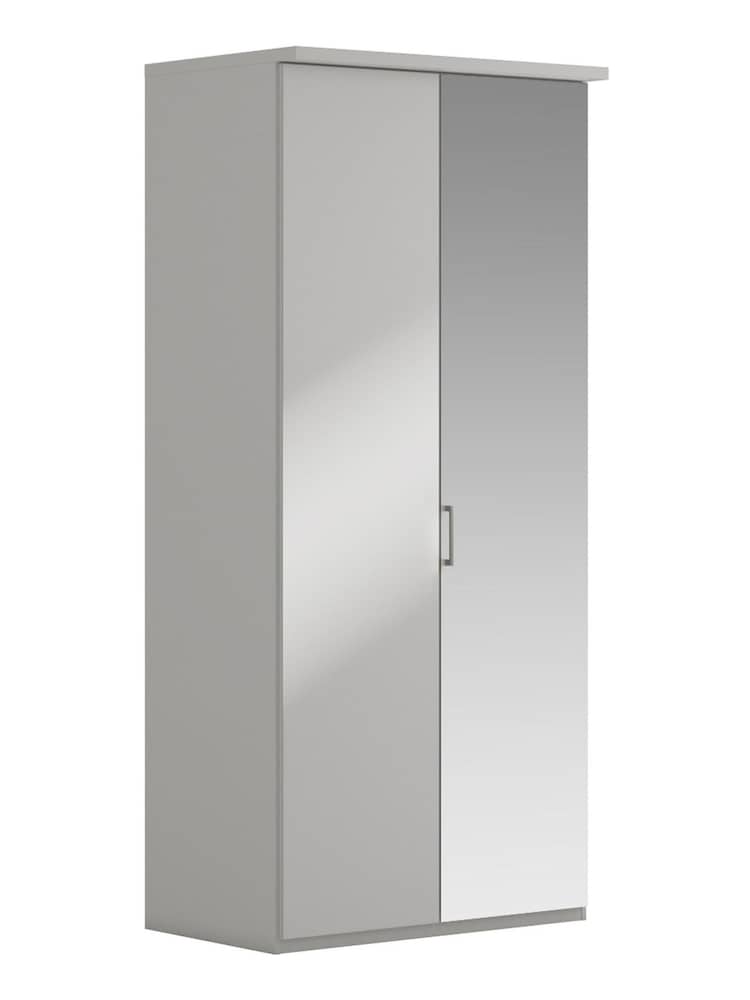 Wiemann Peyton Grey Glass and Mirror Semi Fitted Double Wardrobe - Image 2 of 3