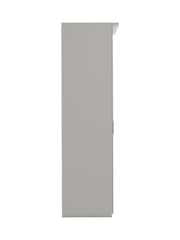 Wiemann Peyton Grey Glass and Mirror Semi Fitted Double Wardrobe - Image 5 of 6