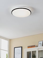 Eglo White Pinetto LED Circular Ceiling Light - Image 1 of 4