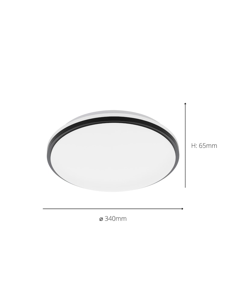 Eglo White Pinetto LED Circular Ceiling Light - Image 4 of 4