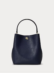 Lauren Ralph Lauren Blue Reese Bucket Bag - Image 3 of 7