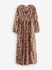 Animal Print Maternity Maxi Dress - Image 6 of 7