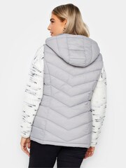 M&Co Grey Short Quilted Gilet - Image 2 of 4