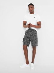 Tog 24 Grey Camouflage Knight Steel Cargo Shorts - Image 4 of 6