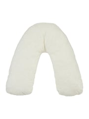Catherine Lansfield Cosy Boucle Soft and Warm V-Shaped Cushion - Image 3 of 4