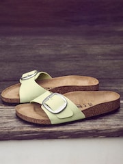 Birkenstock Mint Green Madrid Big Buckle Sandals - Image 2 of 3