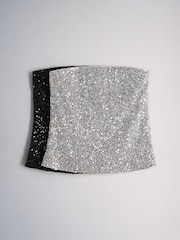 The Set 2 Pack Sequin Bandeau Tops - Image 1 of 5