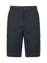 Negru - Mountain Warehouse Delta Mens Cargo Stretch Zip-Off Trousers Regular - Imaginea 10 din 10