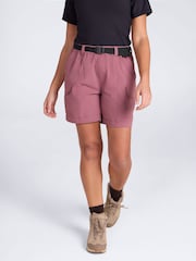 Mountain Warehouse Pink Stellar Ripstop UV Max Cargo Hiking Shorts - Image 1 of 4