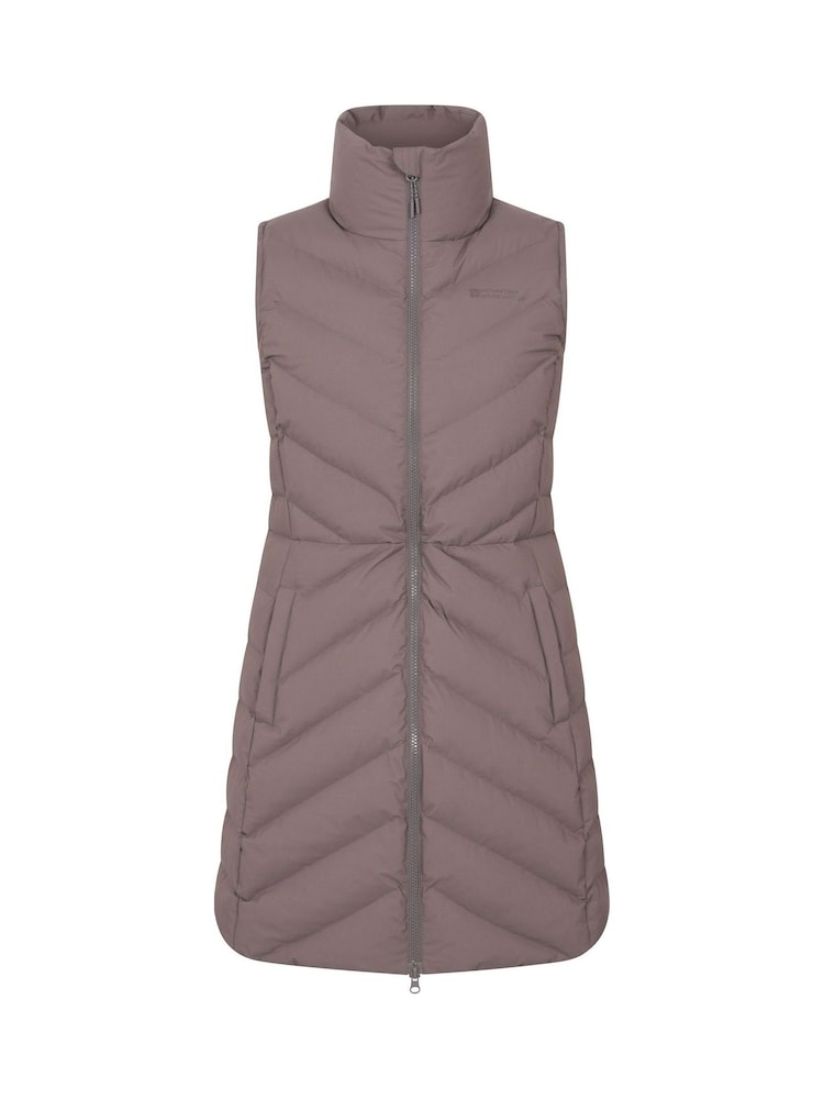 Mountain Warehouse Brown Anmore Water Resistant Padded Gilet - Image 1 of 5