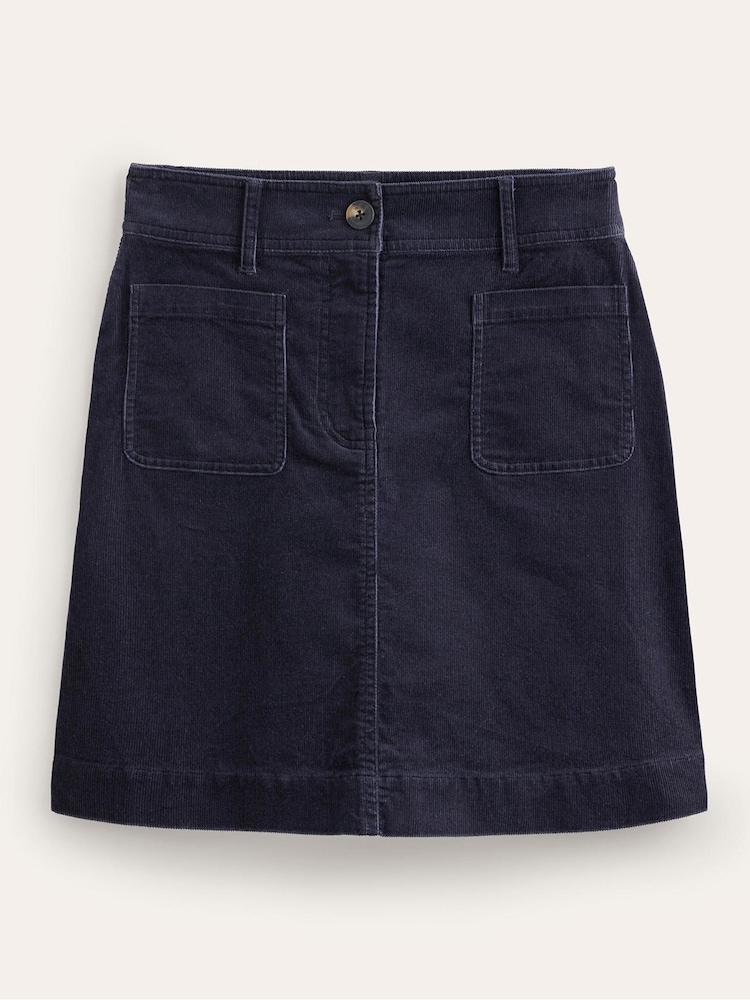 Boden Blue Estella Cord Mini Skirt - Image 6 of 6