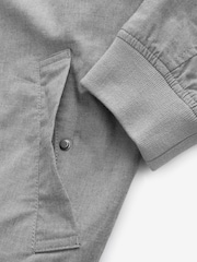 Blue Shower Resistant Check Lining Harrington Jacket - Image 11 of 11