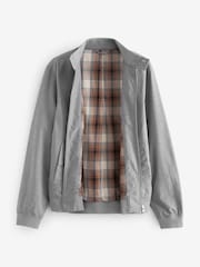Blue Shower Resistant Check Lining Harrington Jacket - Image 8 of 11