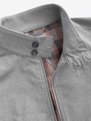 Blue Shower Resistant Check Lining Harrington Jacket - Image 9 of 11