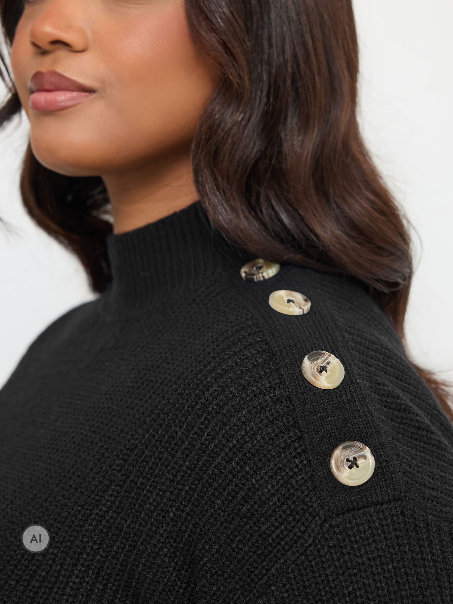 Comprar Yours Curve Limited High Neck Knitted Jumper from Next Brazil