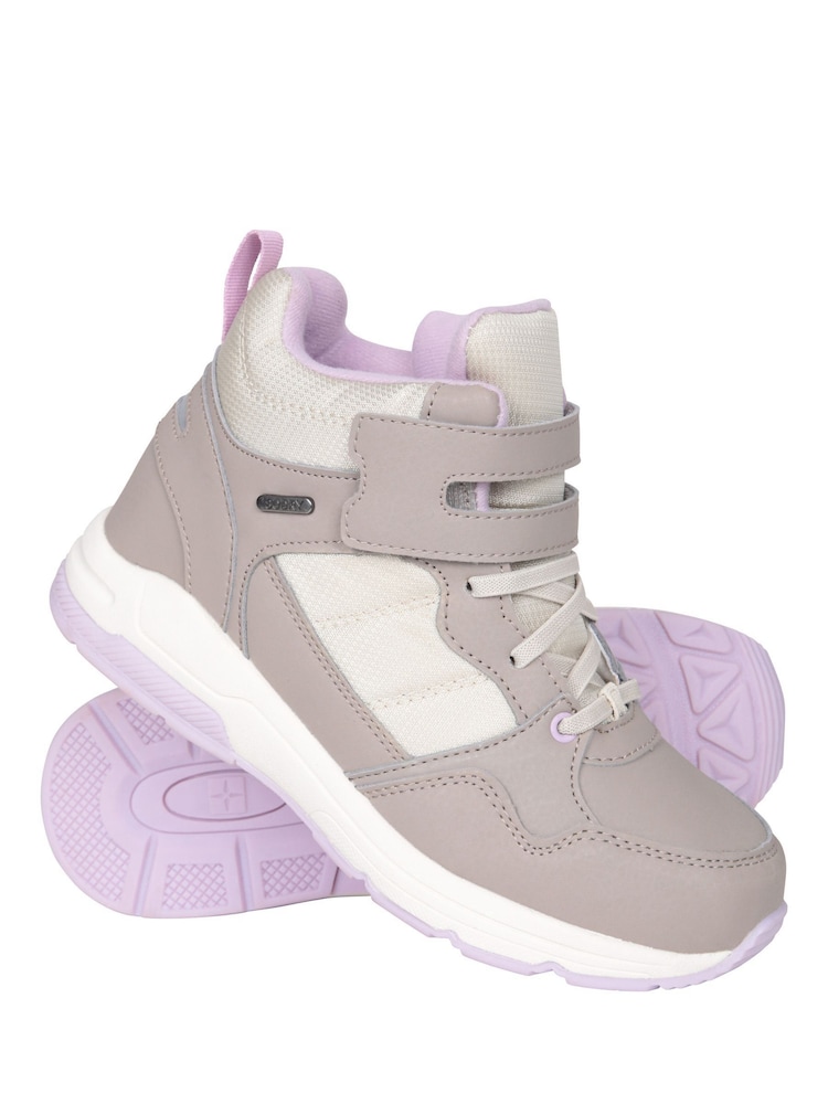 Mountain Warehouse Cream Birch Kids Waterproof Walking Boots - Image 1 of 5