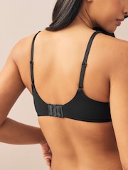 Black/White Non Pad Non Wire Ultimate Comfort Cotton Blend Bras 2 Pack A-E - Image 5 of 8