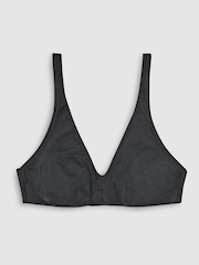 Black/White Non Pad Non Wire Ultimate Comfort Cotton Blend Bras 2 Pack A-E - Image 8 of 8