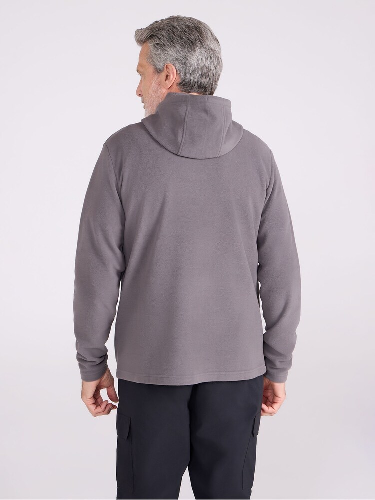 Mountain Warehouse Grey Raso Hooded Fleece - Image 2 of 8 Mountain Warehouse Grey Raso Hooded Fleece - Image 2 of 8