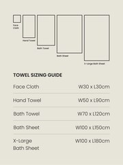 Natural Mink Egyptian Cotton Towel - Image 5 of 5