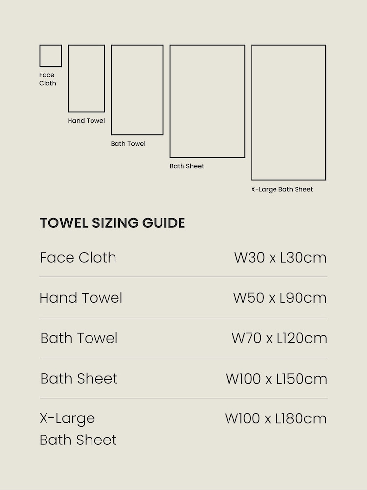 Natural Mink Egyptian Cotton Towel - Image 5 of 5