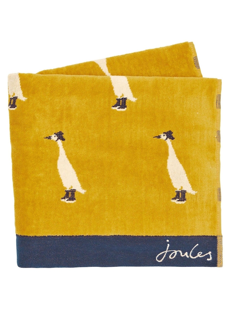 Joules Gold Delia Duck Towel - Image 2 of 3