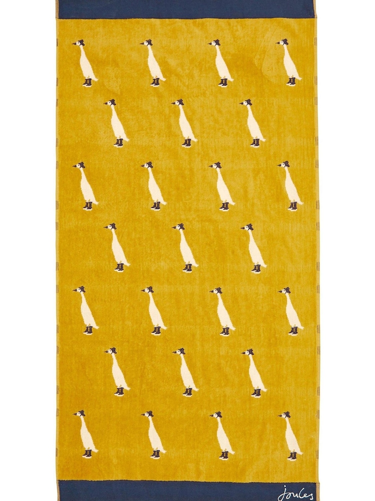 Joules Gold Delia Duck Towel - Image 3 of 3