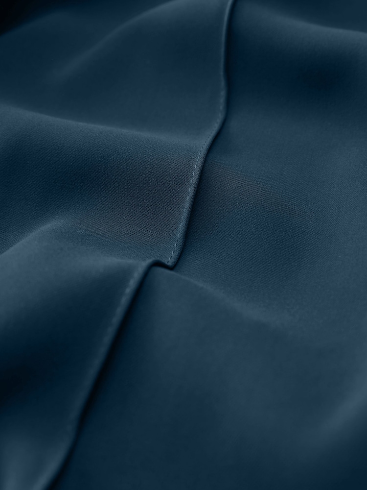 Blau - Hose mit weitem Bein und seitlichem Streifen - Bild 7 von 7