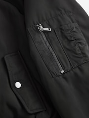 Black Bomber Jacket - Image 6 of 7