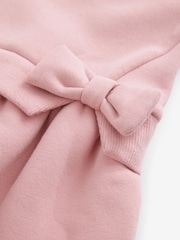 Baker by Ted Baker Pink Graphic Bow Sweat Dress - Image 8 of 9