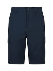 Albastru - Mountain Warehouse Delta Mens Cargo Stretch Zip-Off Trousers Regular - Imaginea 11 din 11