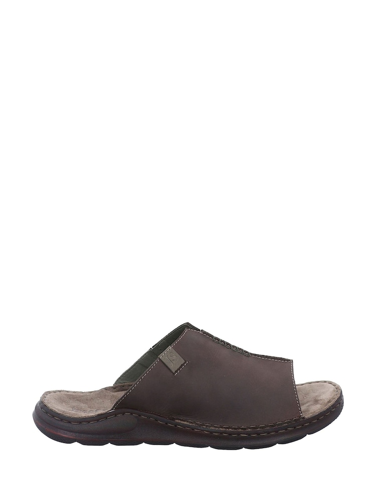Josef Seibel Maverick Brown Mule Sandals - Image 1 of 4