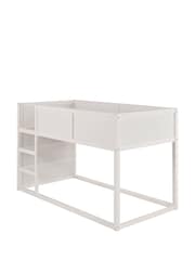 Aspire Furniture White Hideout Reversible Midsleeper Wooden Children's Bed Frame - Image 4 of 6