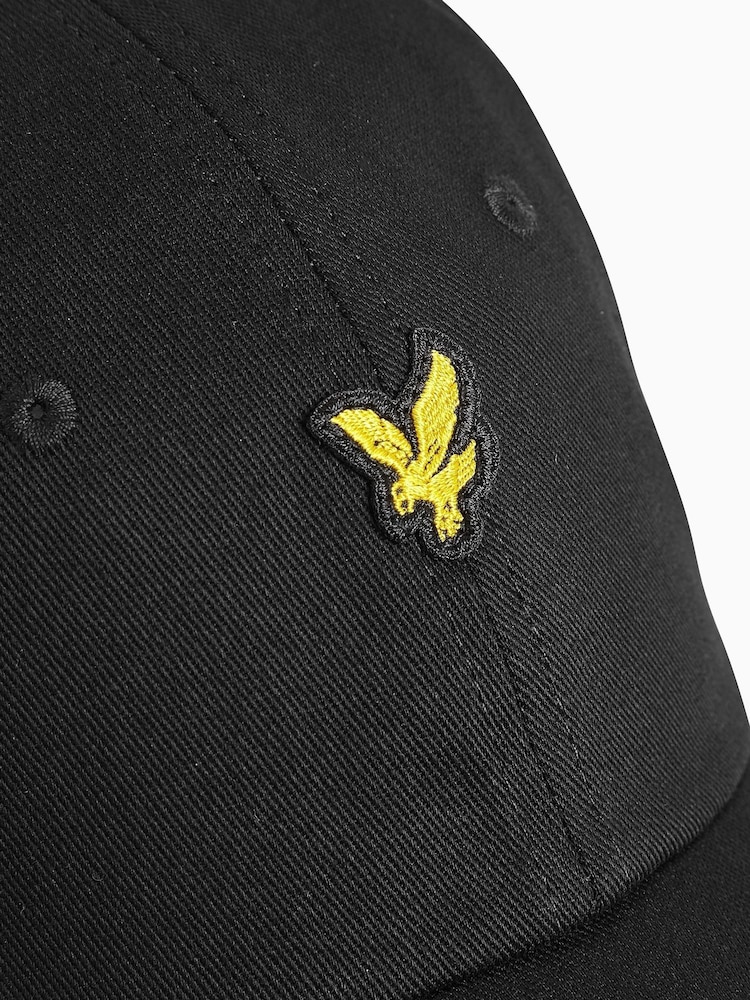 Lyle & Scott Black 100% Cotton Cap - Image 2 of 2