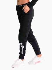 Pineapple Black Script Joggers - Image 1 of 7