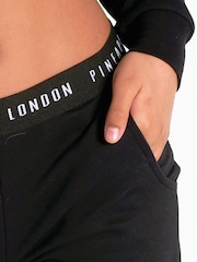 Pineapple Black Script Joggers - Image 5 of 7