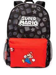 Vanilla Underground Black Super Mario All Over Print Backpack - Image 1 of 5