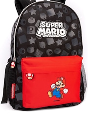 Vanilla Underground Black Super Mario All Over Print Backpack - Image 2 of 5