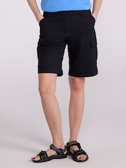 Mountain Warehouse Black Coast Stretch Cargo UV Shorts - Image 1 of 10