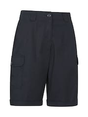 Mountain Warehouse Black Coast Stretch Cargo UV Shorts - Image 6 of 10