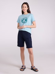 Mountain Warehouse Blue Coast Stretch Cargo UV Shorts - Image 3 of 10